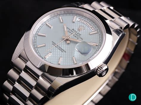 rolex platin daydate|rolex day date platinum 40mm.